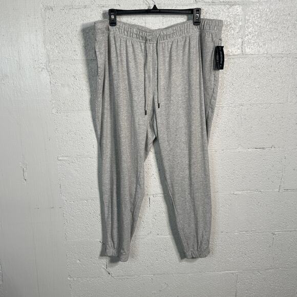 Ideology Off Duty Plus Size Jogger Pants, Grey Whisper Heather 2X - Picture 6 of 8